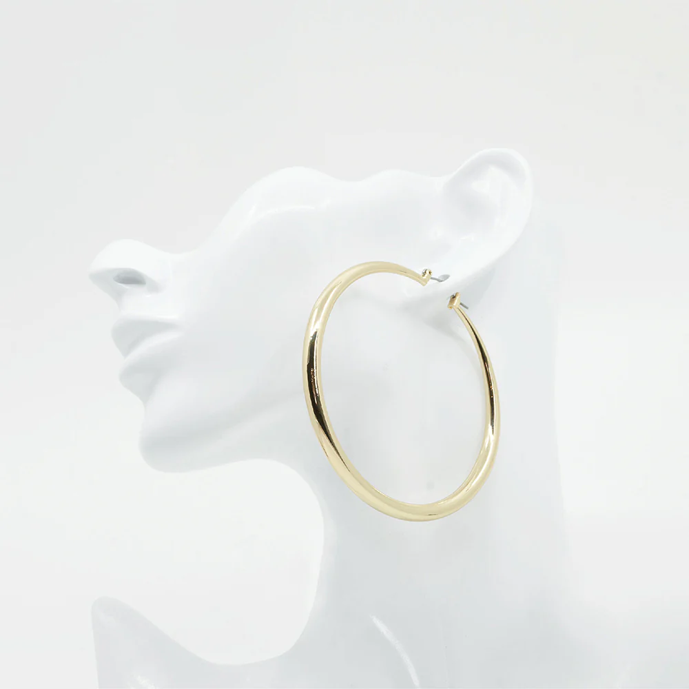RED by KISS Gold / Silver Plated Hollow Hoop Earrings - Image 31