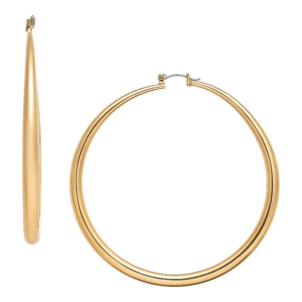 RED by KISS Gold / Silver Plated Hollow Hoop Earrings - Image 37