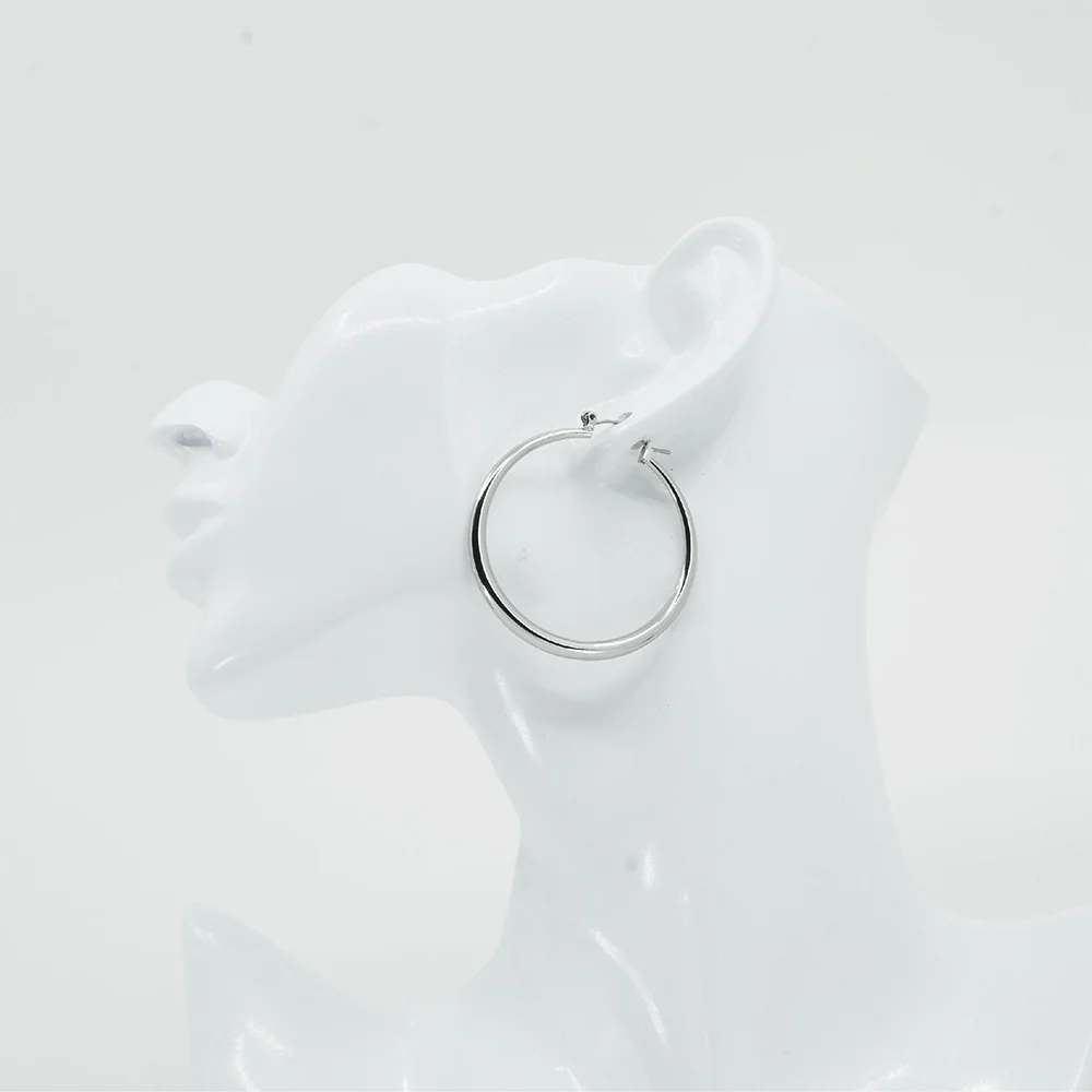 RED by KISS Gold / Silver Plated Hollow Hoop Earrings - Image 43