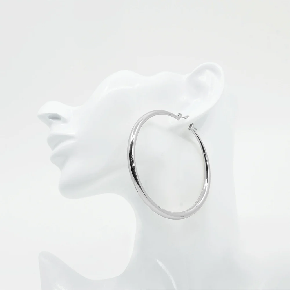 RED by KISS Gold / Silver Plated Hollow Hoop Earrings - Image 46