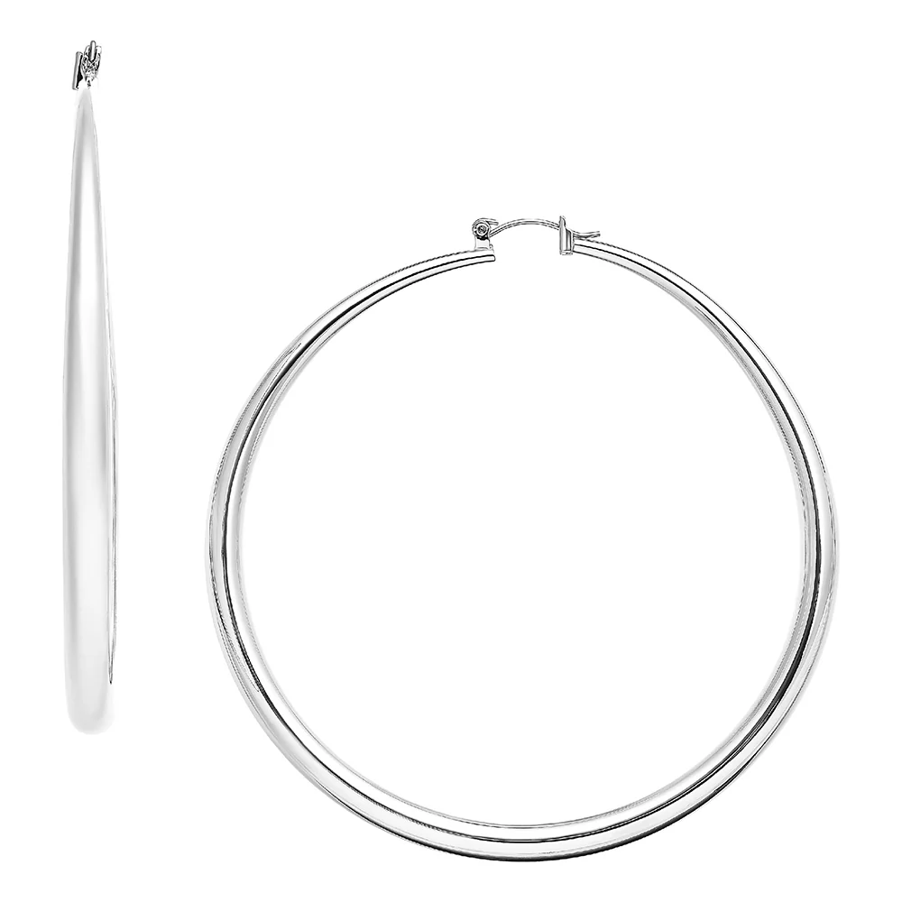 RED by KISS Gold / Silver Plated Hollow Hoop Earrings - Image 50