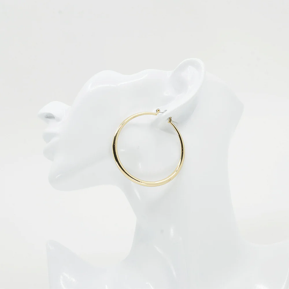 RED by KISS Gold / Silver Plated Hollow Hoop Earrings - Image 7