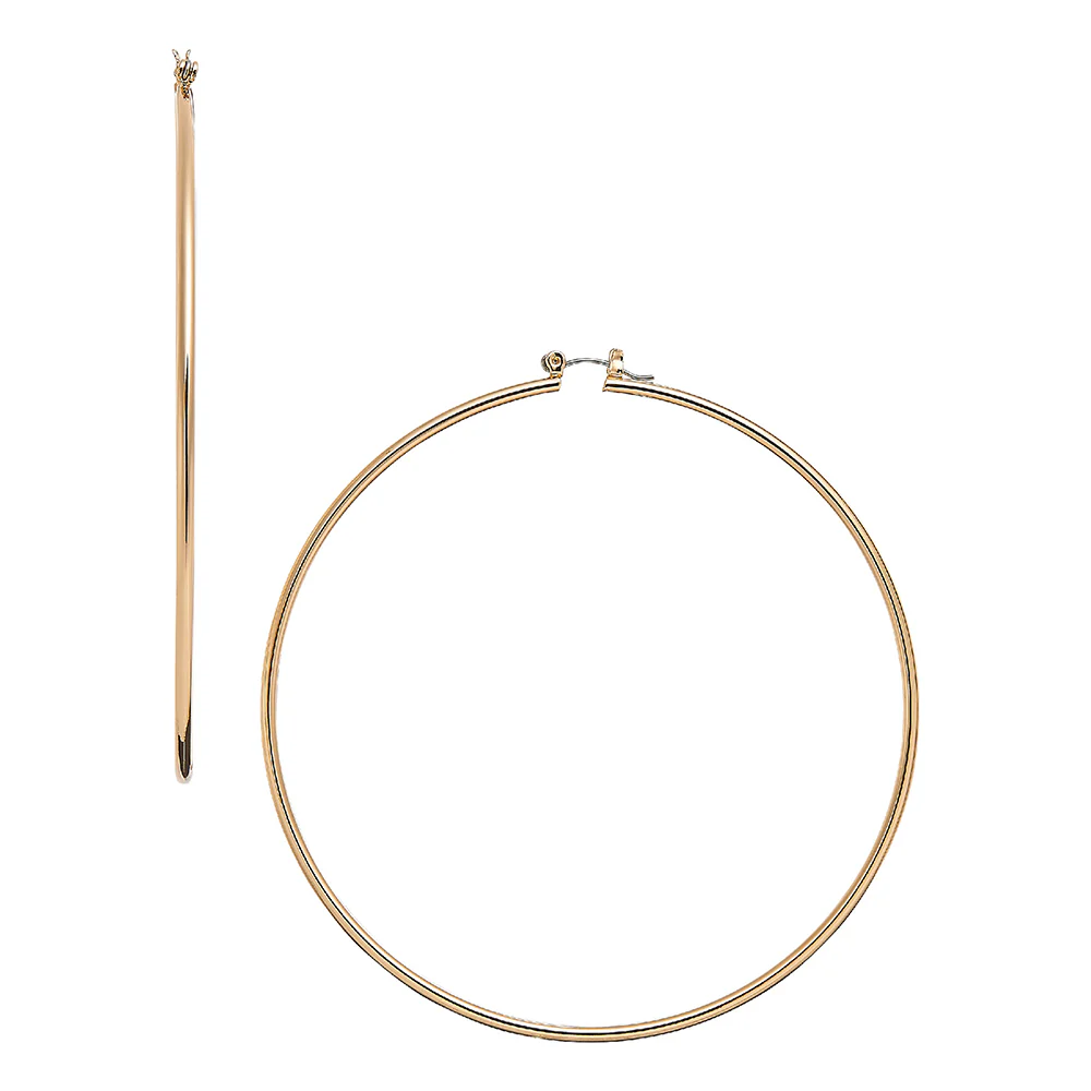 RED by KISS Gold / Silver Plated Pincatch Hoop Earrings - Image 25