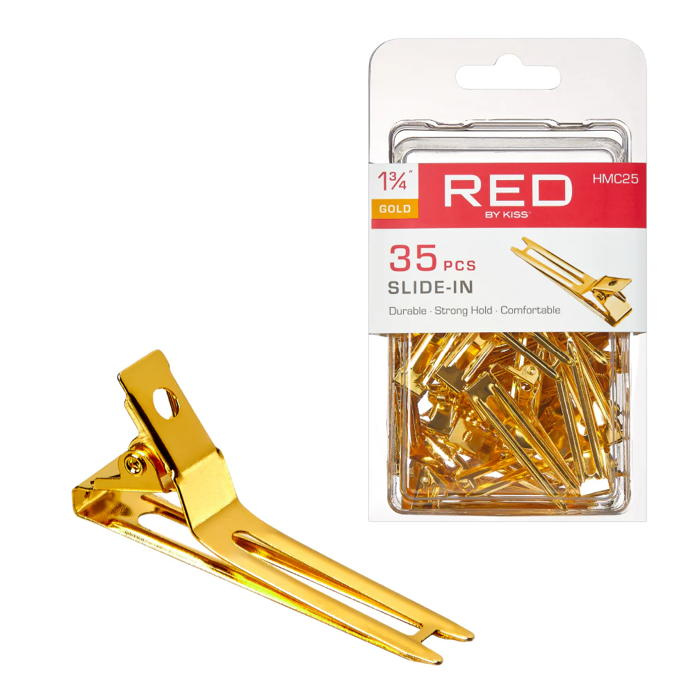RED by KISS Gold Slide-In Clip 1 3/4" - Image 3