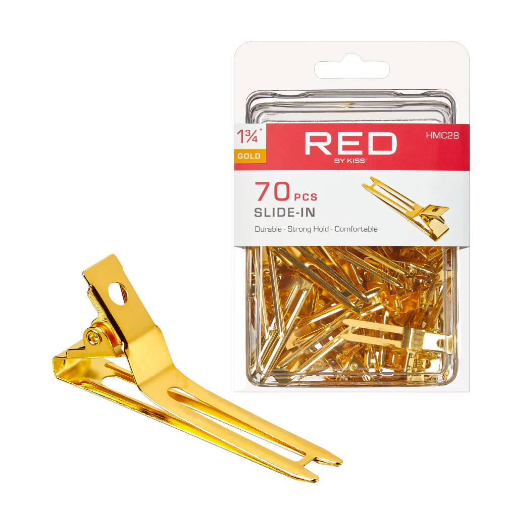 RED by KISS Gold Slide-In Clip 1 3/4" - Image 6