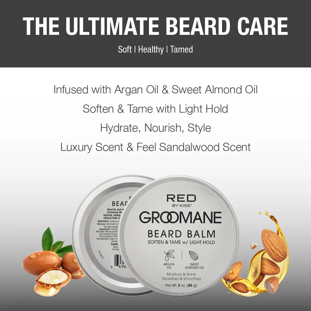 RED by KISS Groomane Beard Balm Sandalwood - Image 3