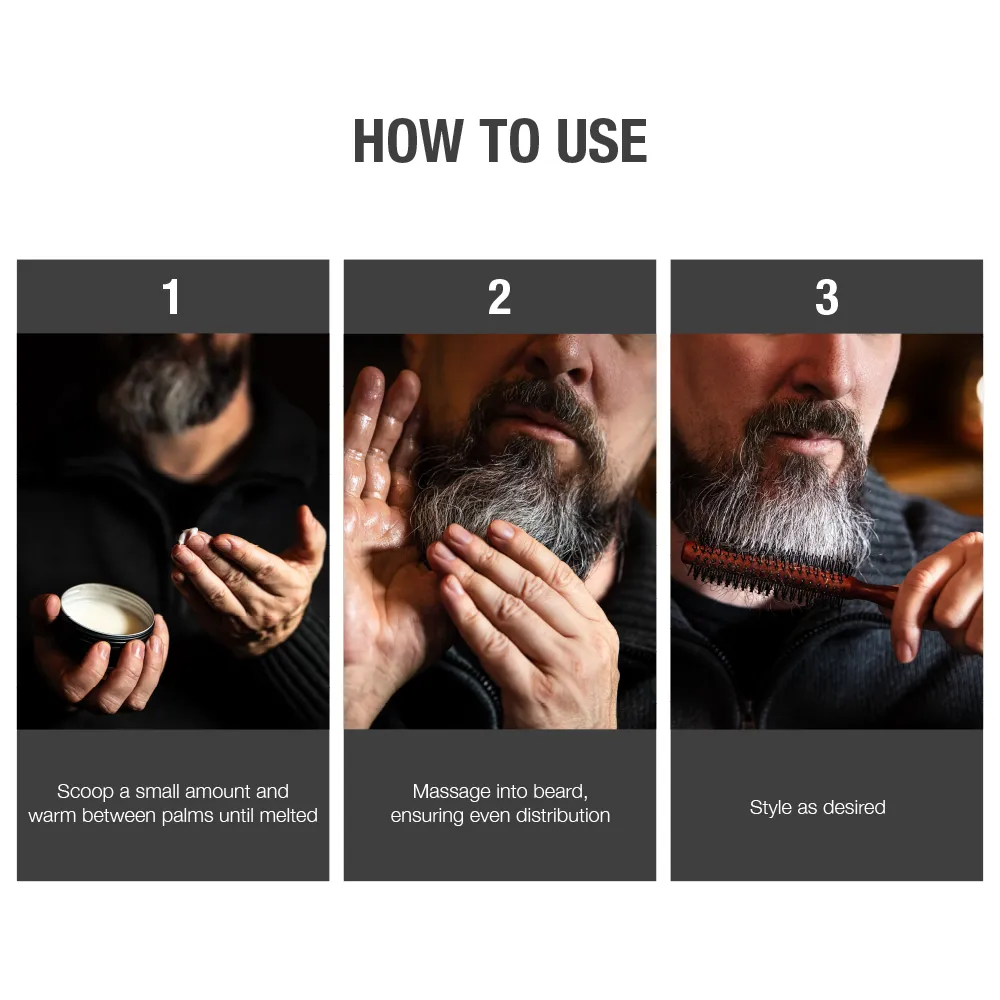 RED by KISS Groomane Beard Balm Sandalwood - Image 4