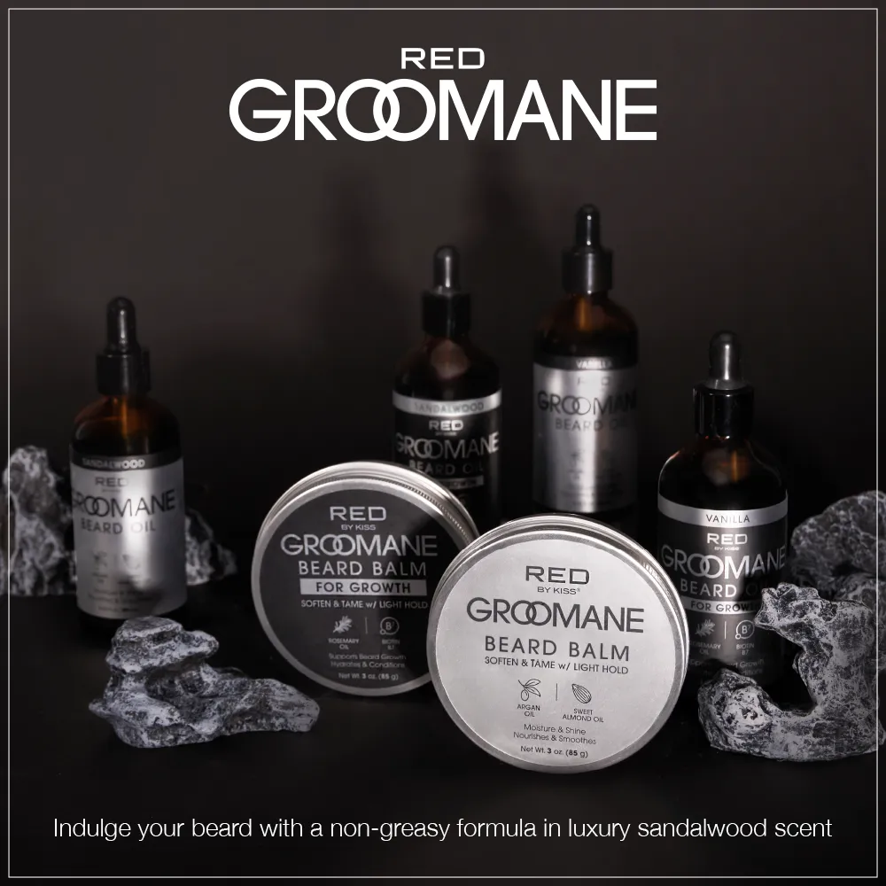 RED by KISS Groomane Beard Balm Sandalwood - Image 5