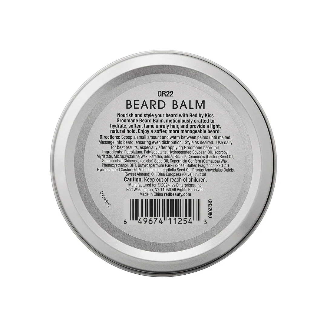 RED by KISS Groomane Beard Balm Sandalwood - Image 6