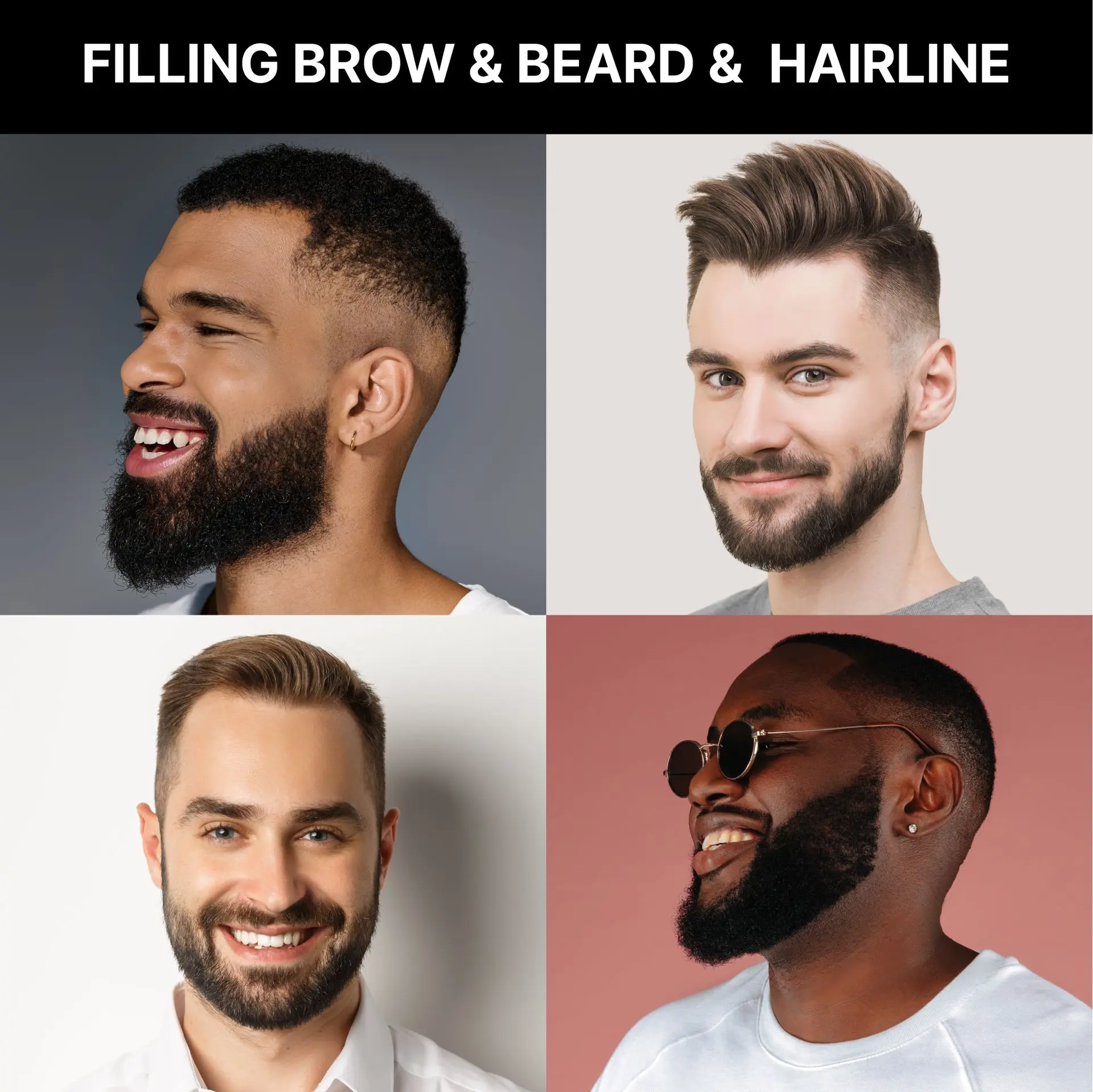 RED by KISS Groomane Beard Filler Pen for Men -  Dual Tip with Blending Brush - Image 14