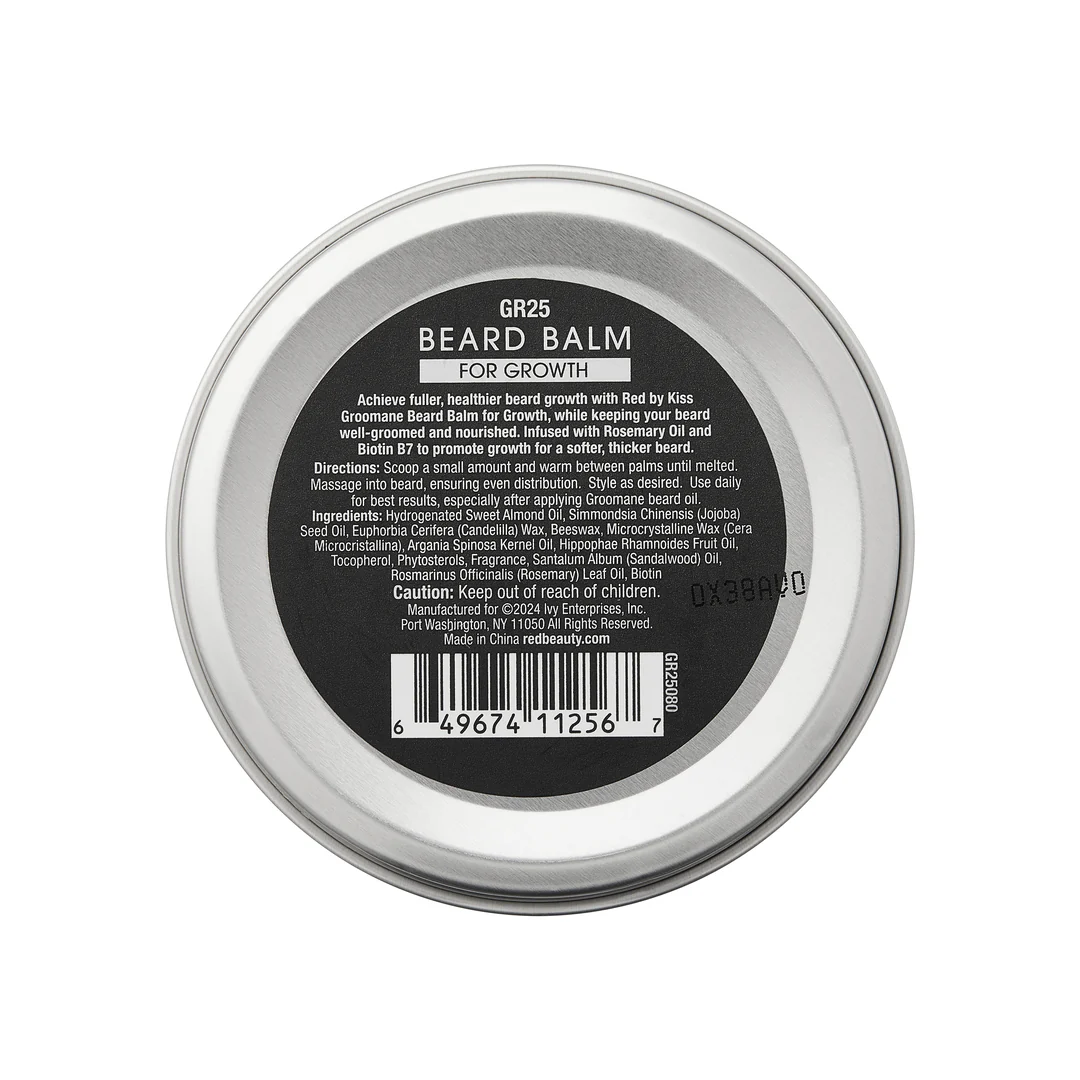 RED by KISS Groomane Beard Growth Balm Sandalwood - Image 8