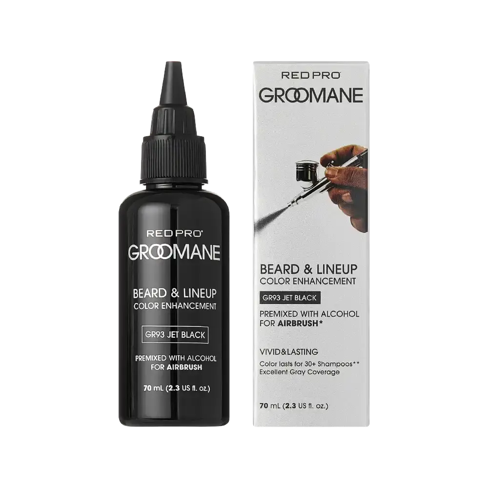 Red PRO Groomane Beard Lineup Color Enhancement – Premixed for Airbrush Use - Image 19