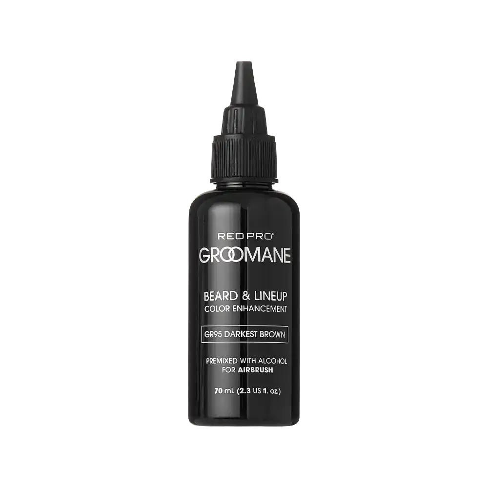 Red PRO Groomane Beard Lineup Color Enhancement – Premixed for Airbrush Use - Image 24