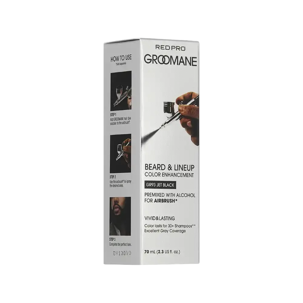 Red PRO Groomane Beard Lineup Color Enhancement – Premixed for Airbrush Use - Image 28
