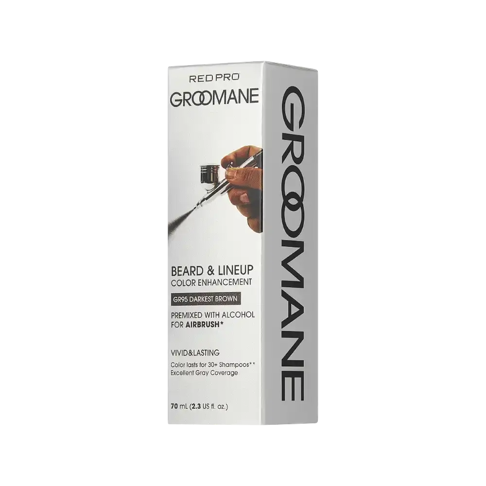 Red PRO Groomane Beard Lineup Color Enhancement – Premixed for Airbrush Use - Image 30