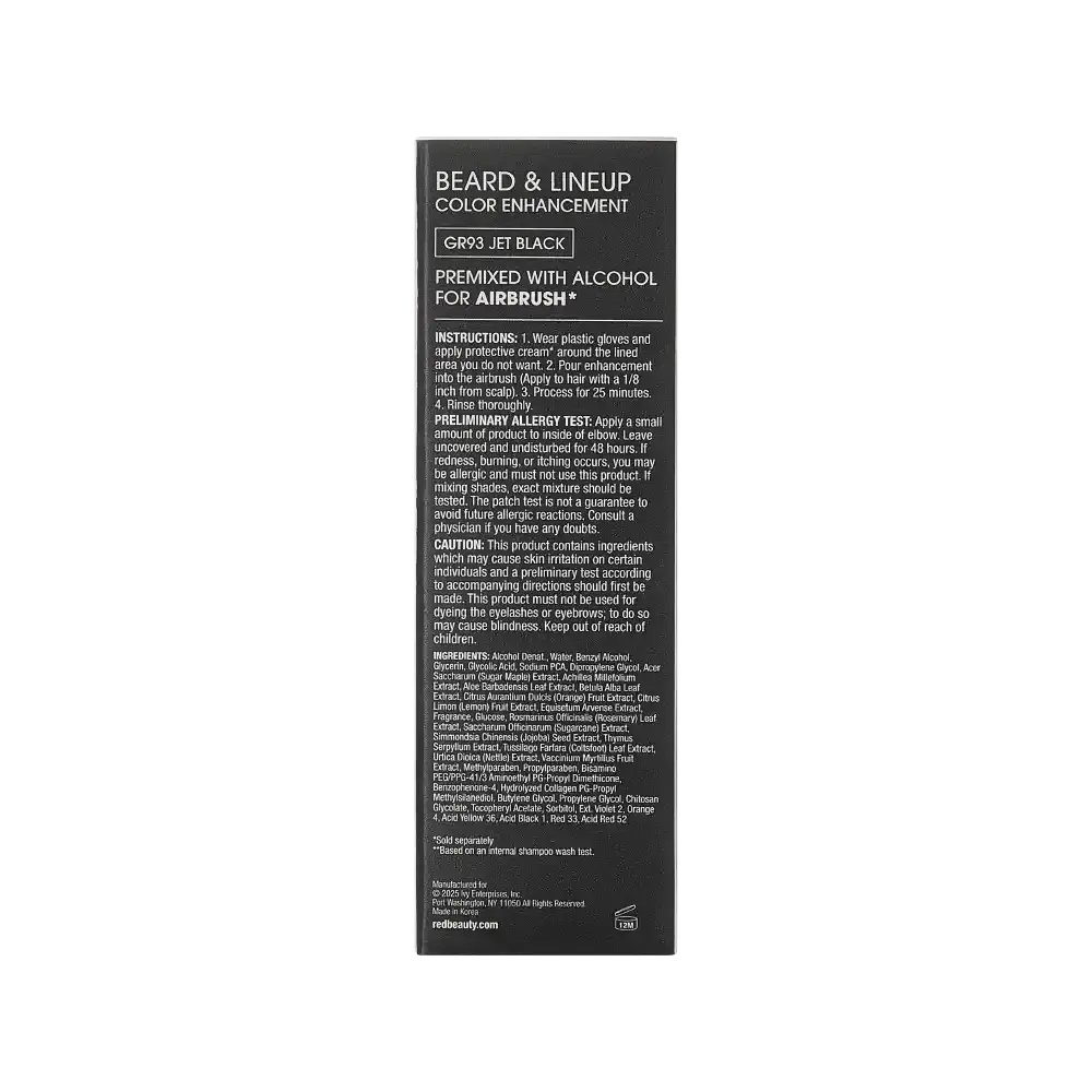 Red PRO Groomane Beard Lineup Color Enhancement – Premixed for Airbrush Use - Image 31