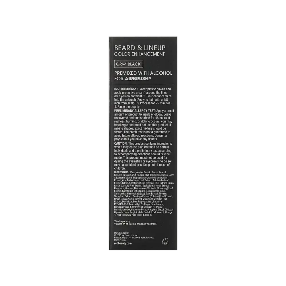 Red PRO Groomane Beard Lineup Color Enhancement – Premixed for Airbrush Use - Image 32