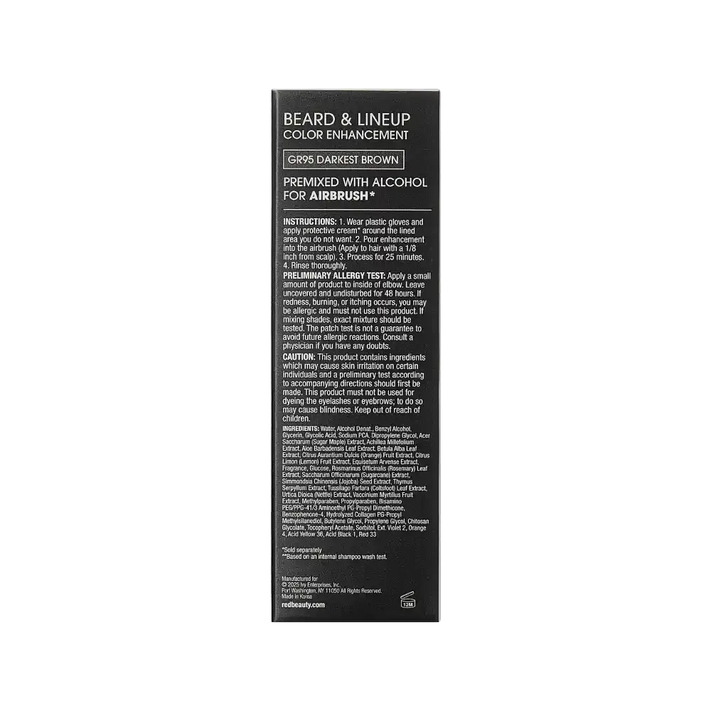 Red PRO Groomane Beard Lineup Color Enhancement – Premixed for Airbrush Use - Image 33