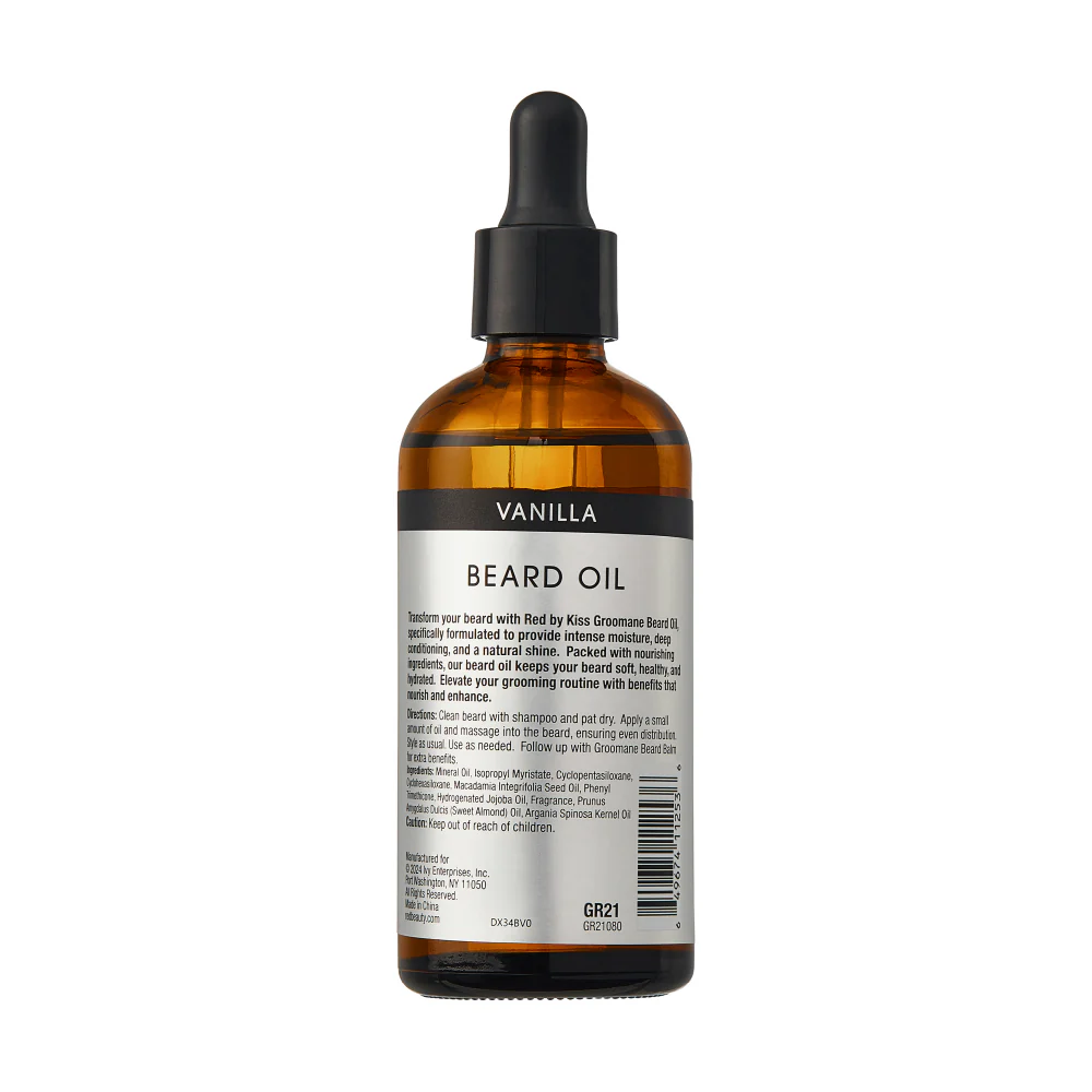 RED by KISS Groomane Beard Oil - Image 14