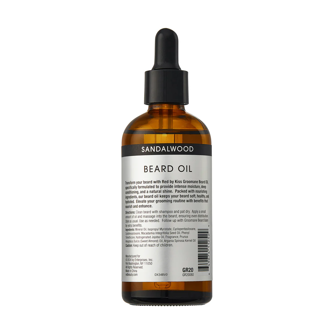 RED by KISS Groomane Beard Oil - Image 6