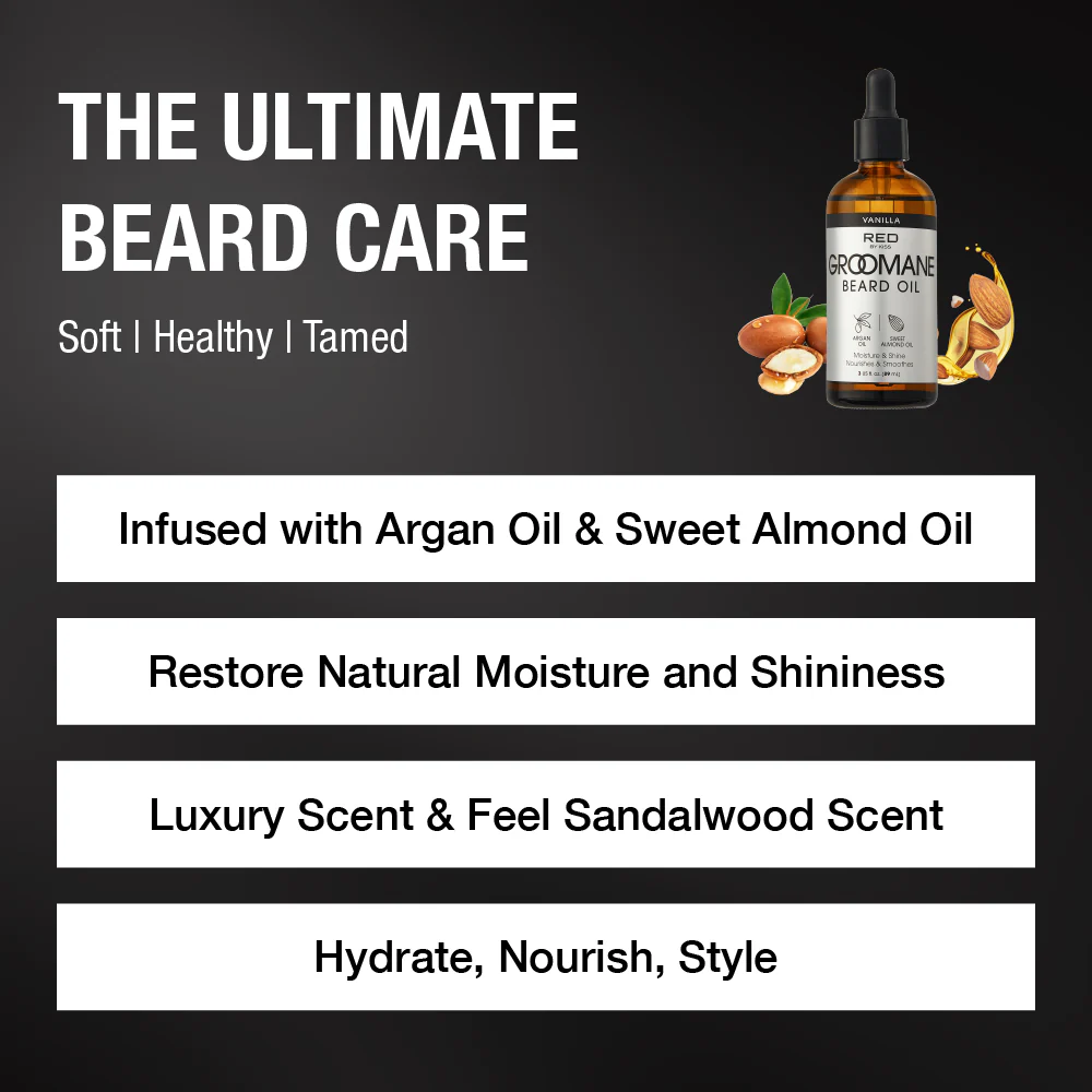 RED by KISS Groomane Beard Oil - Image 9