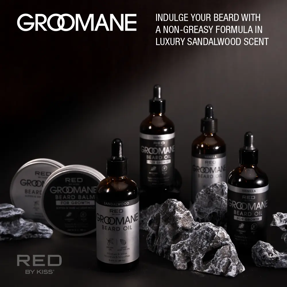 RED by KISS Groomane Beard Oil for Growth – Biotin & Argan Infused - Image 12