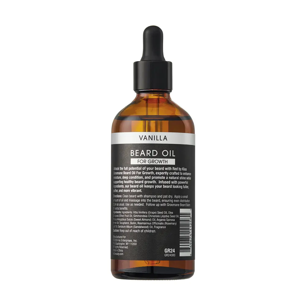 RED by KISS Groomane Beard Oil for Growth – Biotin & Argan Infused - Image 15