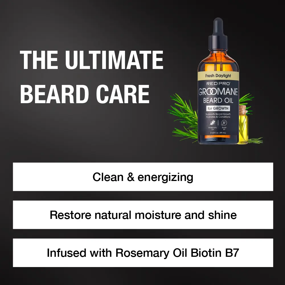 RED by KISS Groomane Beard Oil for Growth – Biotin & Argan Infused - Image 18