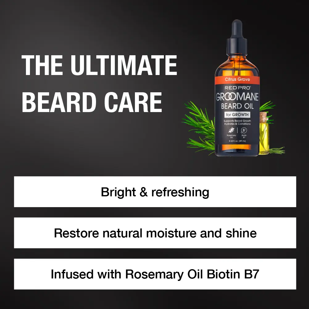 RED by KISS Groomane Beard Oil for Growth – Biotin & Argan Infused - Image 38
