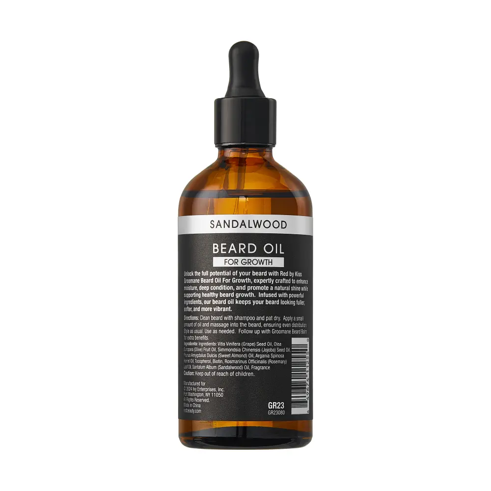 RED by KISS Groomane Beard Oil for Growth – Biotin & Argan Infused - Image 7