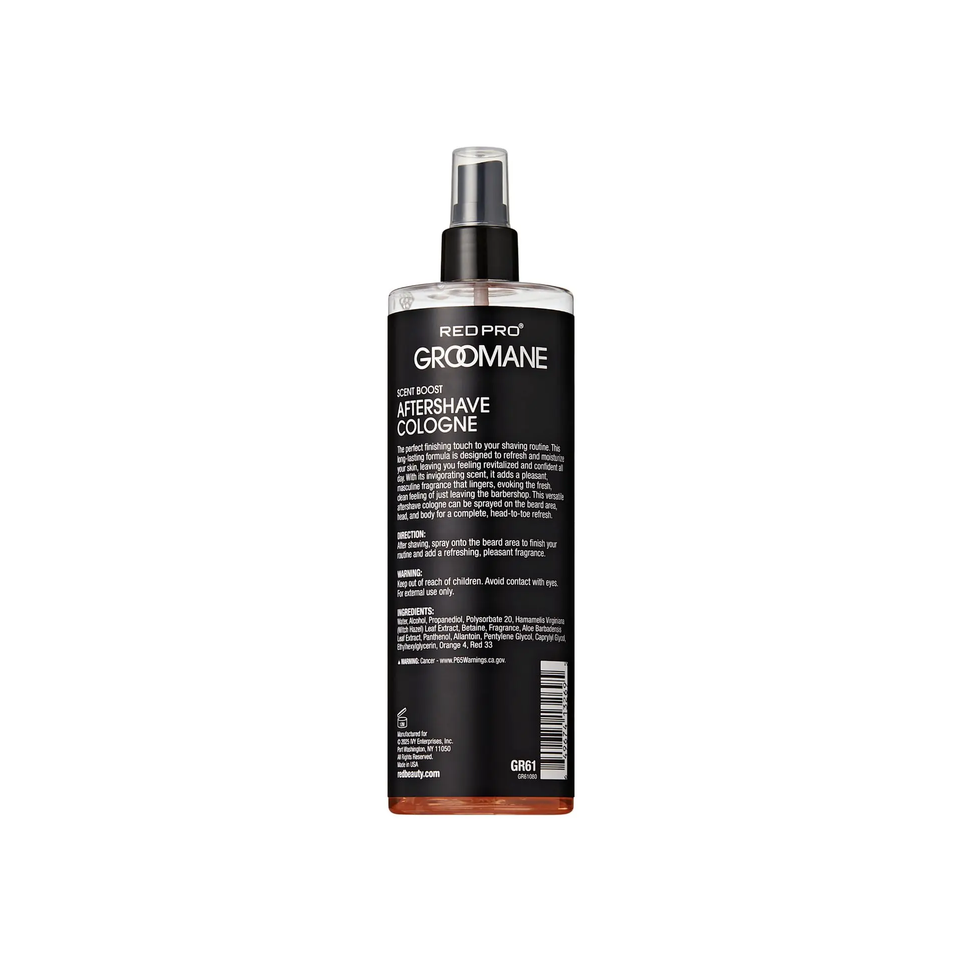 Red PRO Groomane Cooling Aftershave Cologne for Men - Image 120