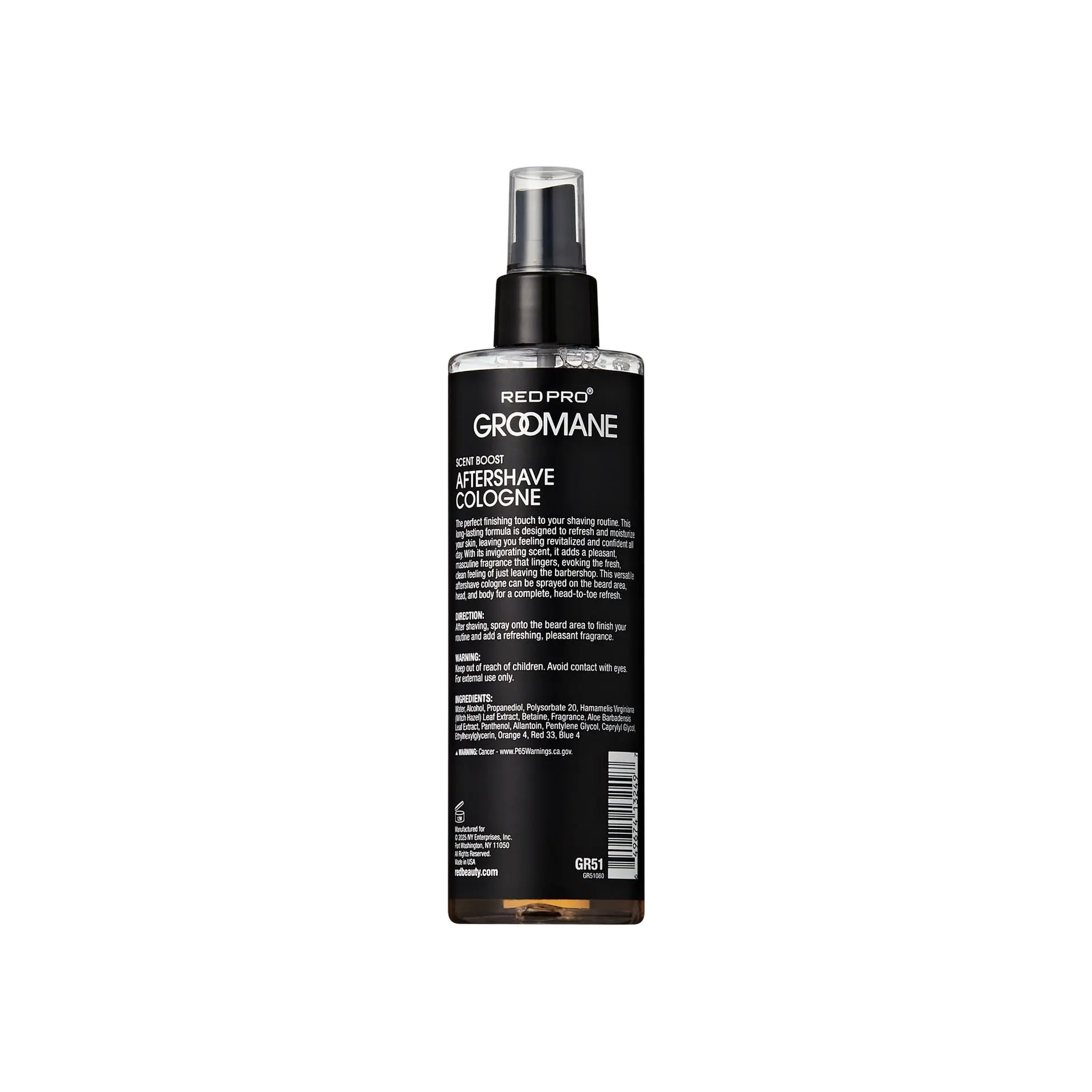 Red PRO Groomane Cooling Aftershave Cologne for Men - Image 20