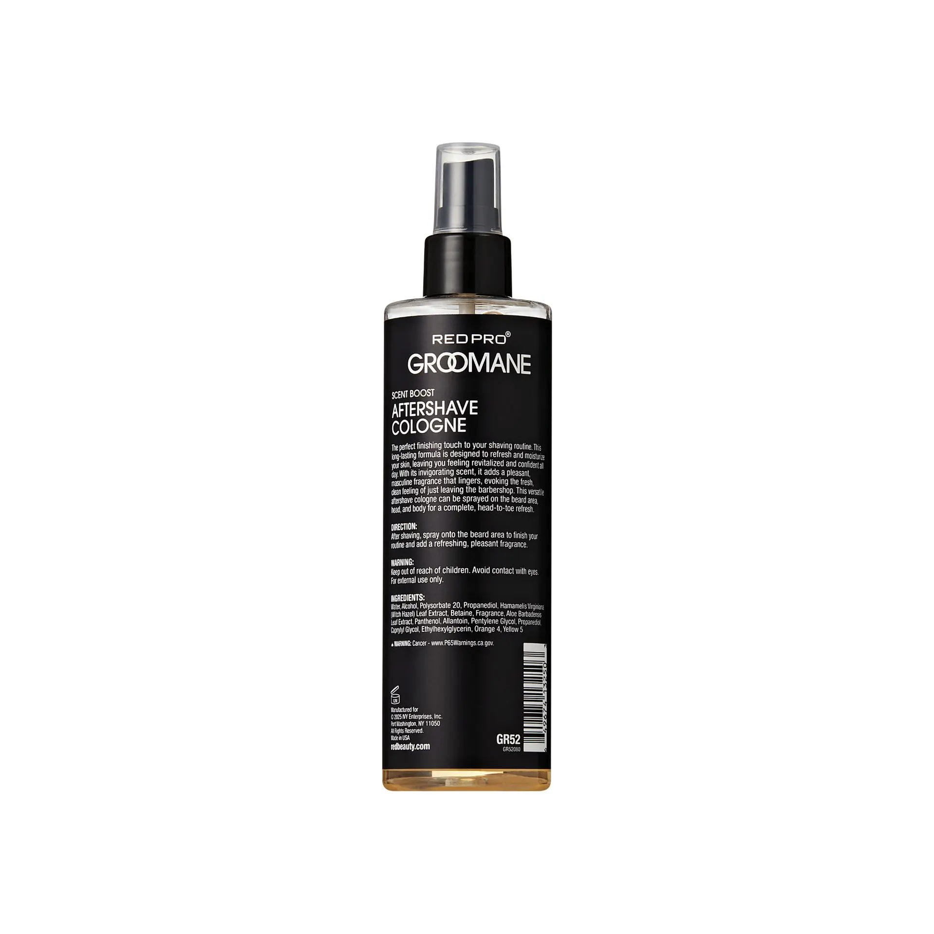 Red PRO Groomane Cooling Aftershave Cologne for Men - Image 30