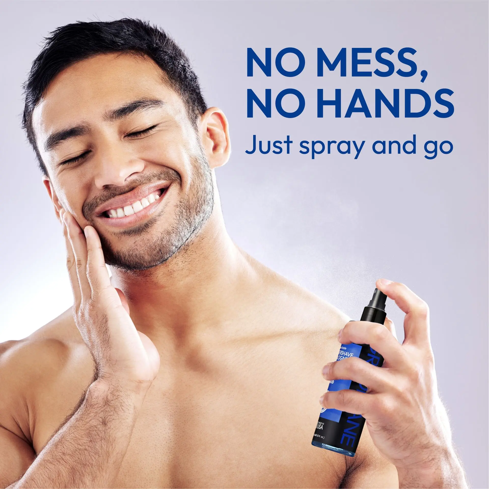 Red PRO Groomane Cooling Aftershave Cologne for Men - Image 4