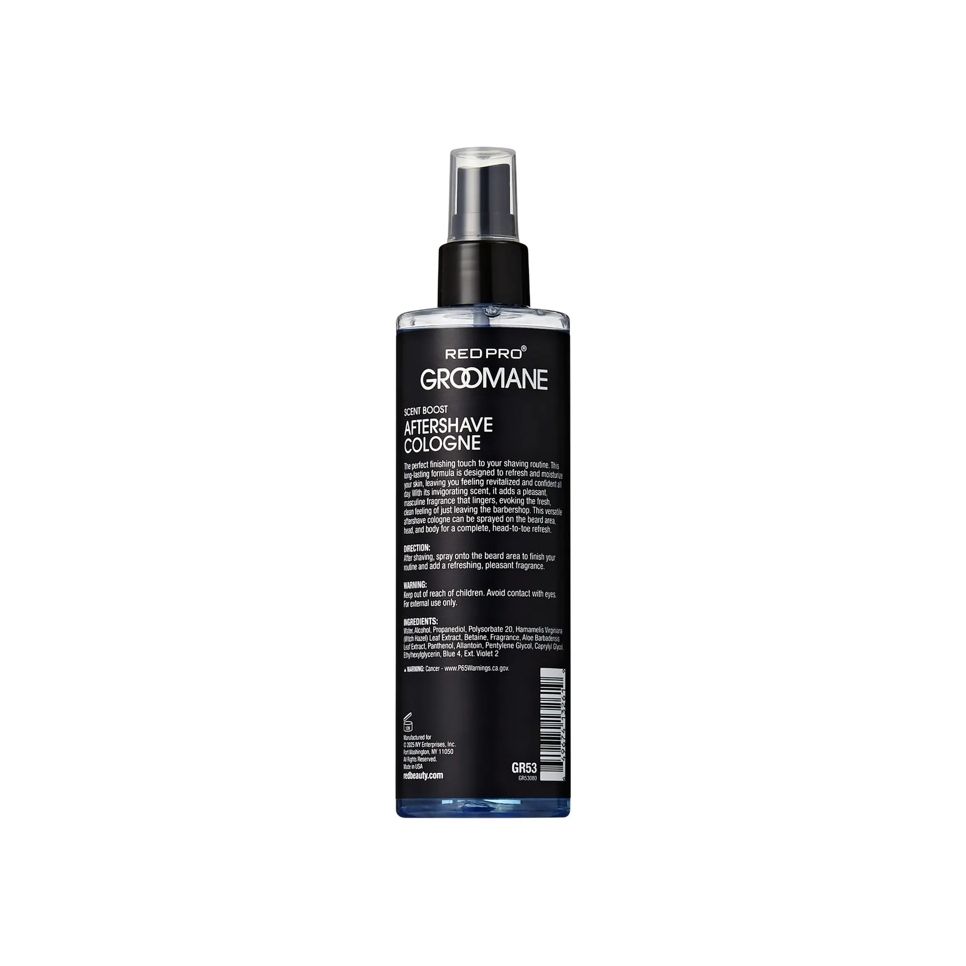 Red PRO Groomane Cooling Aftershave Cologne for Men - Image 40