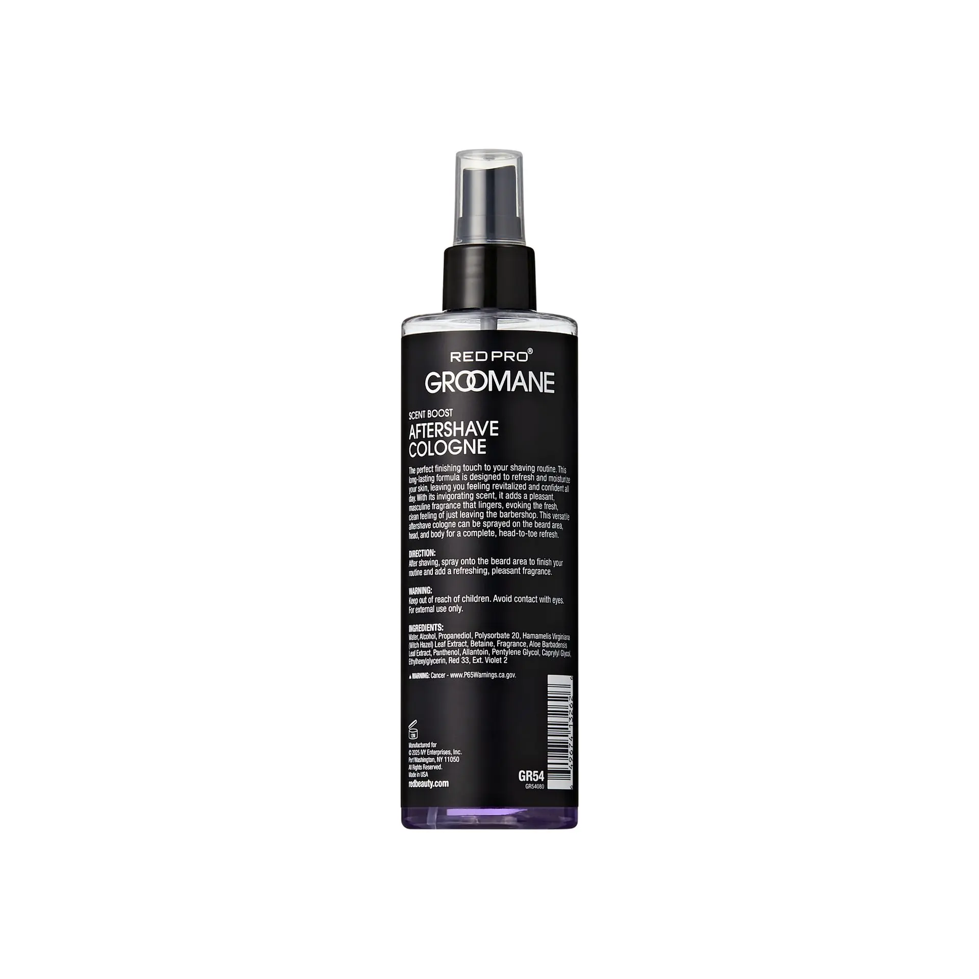 Red PRO Groomane Cooling Aftershave Cologne for Men - Image 50