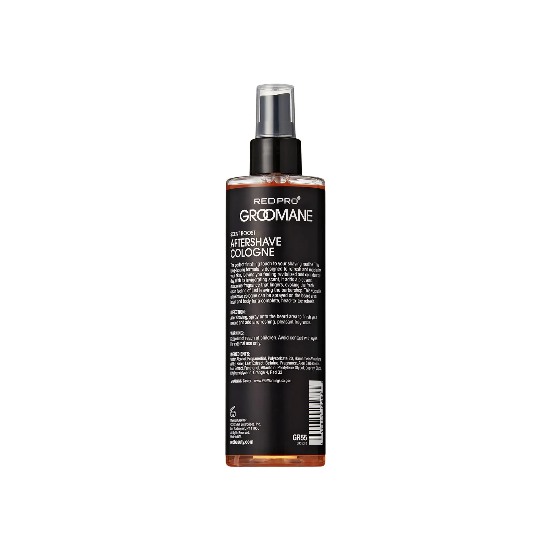 Red PRO Groomane Cooling Aftershave Cologne for Men - Image 60
