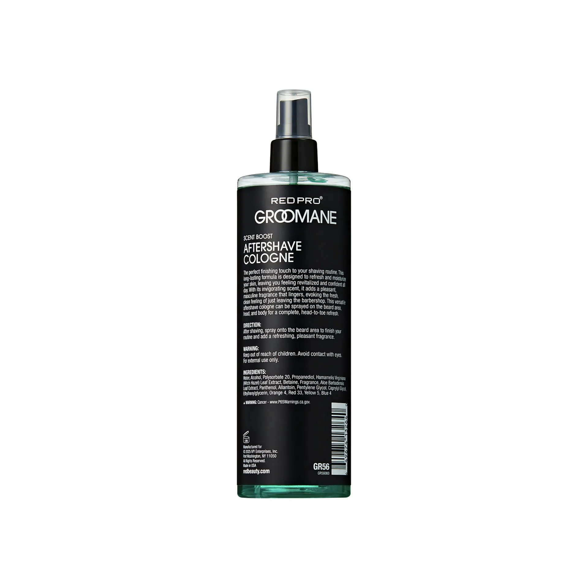 Red PRO Groomane Cooling Aftershave Cologne for Men - Image 70