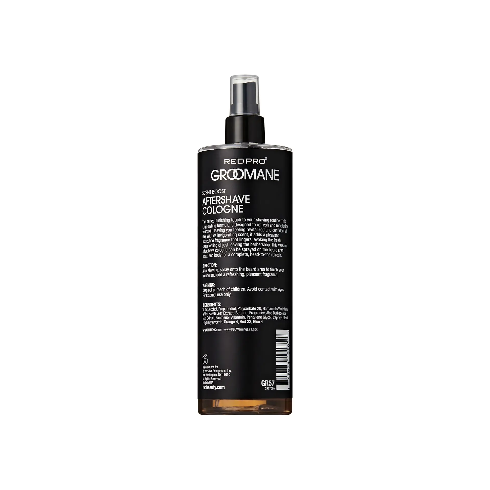 Red PRO Groomane Cooling Aftershave Cologne for Men - Image 80