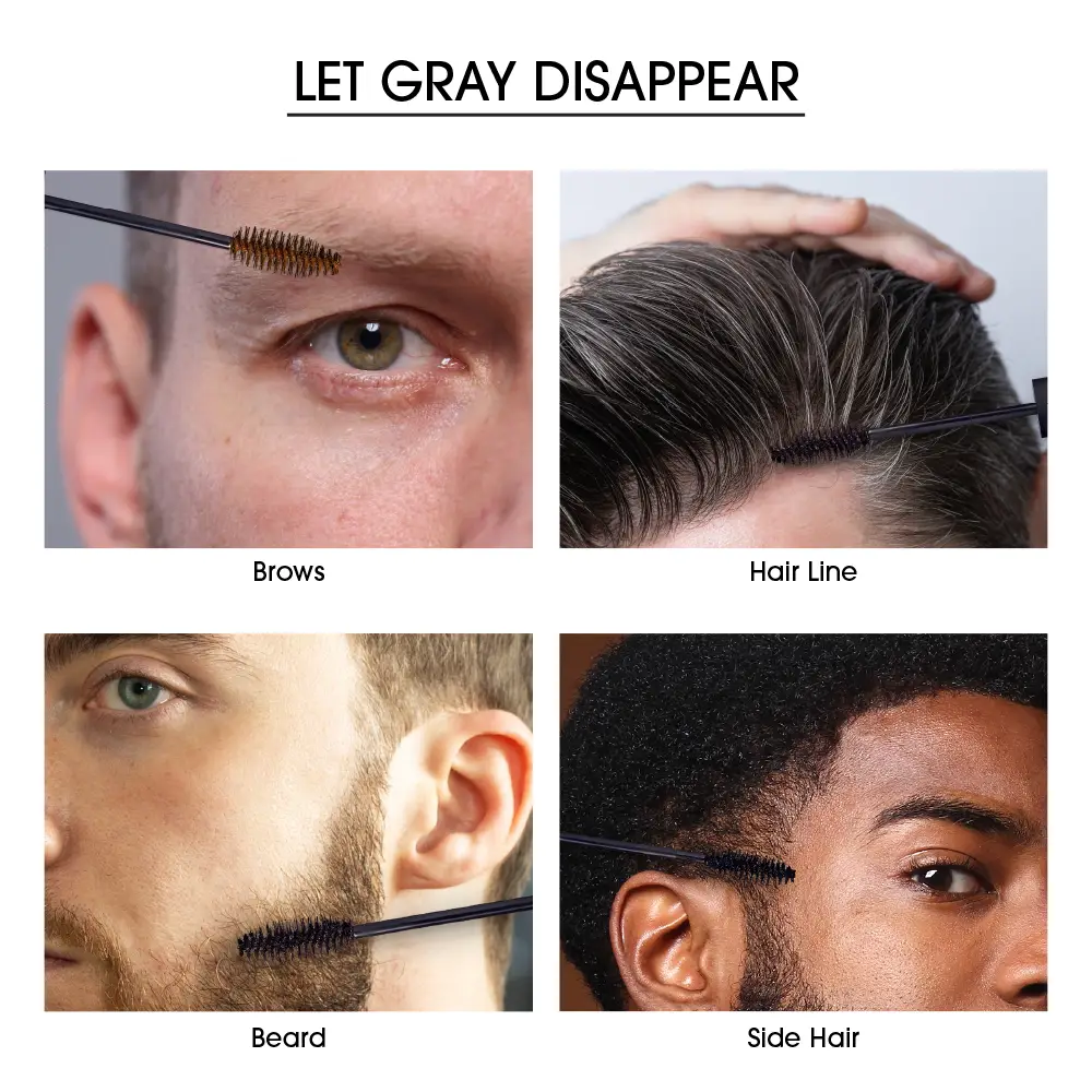 RED by KISS Groomane Men Gray Coverage Touch-Up Temporary Brush On Color - Image 18