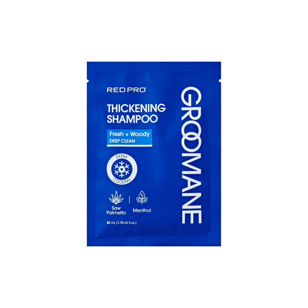 Red PRO Groomane Men’s Biotin Shampoo – Clarifying Anti-Dandruff & Hair Loss Care with Caffeine & Menthol - Image 16