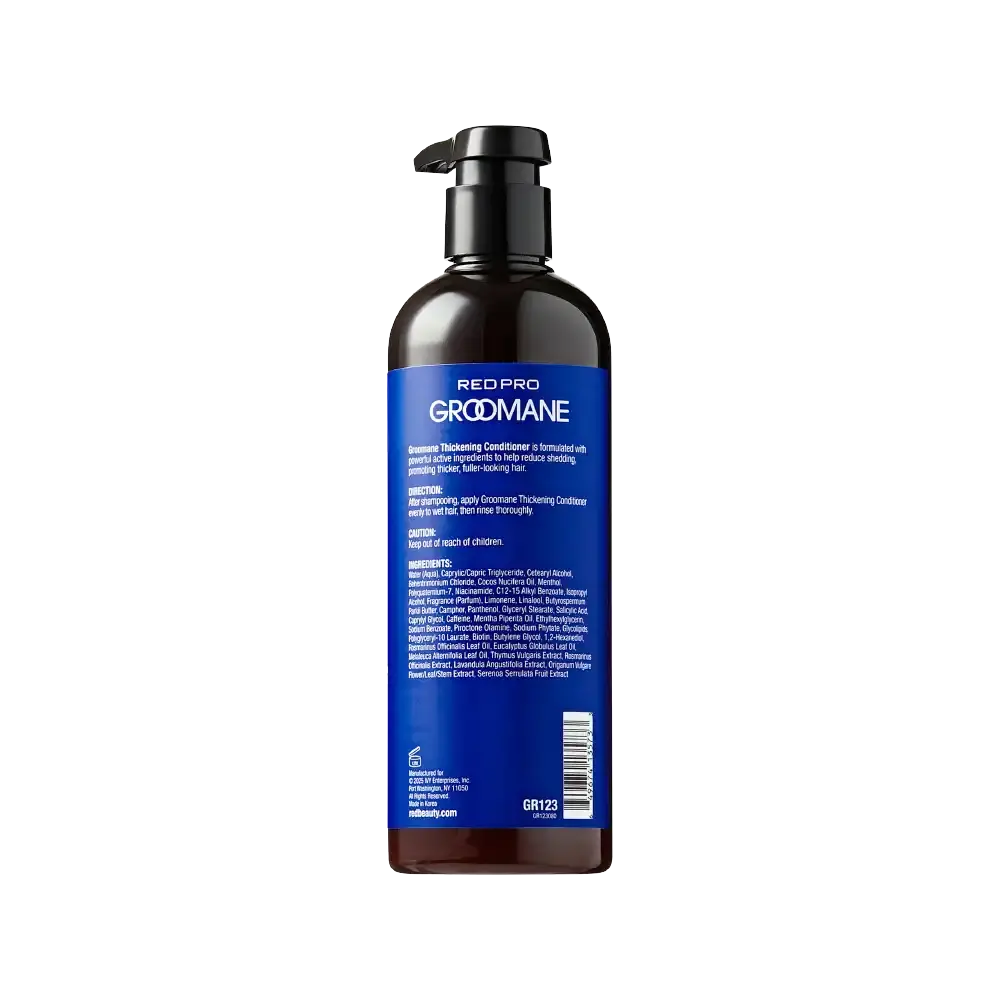Red PRO Groomane Men’s Hair Conditioner – Thickening & Anti-Hair Loss with Biotin & Caffeine - Image 9