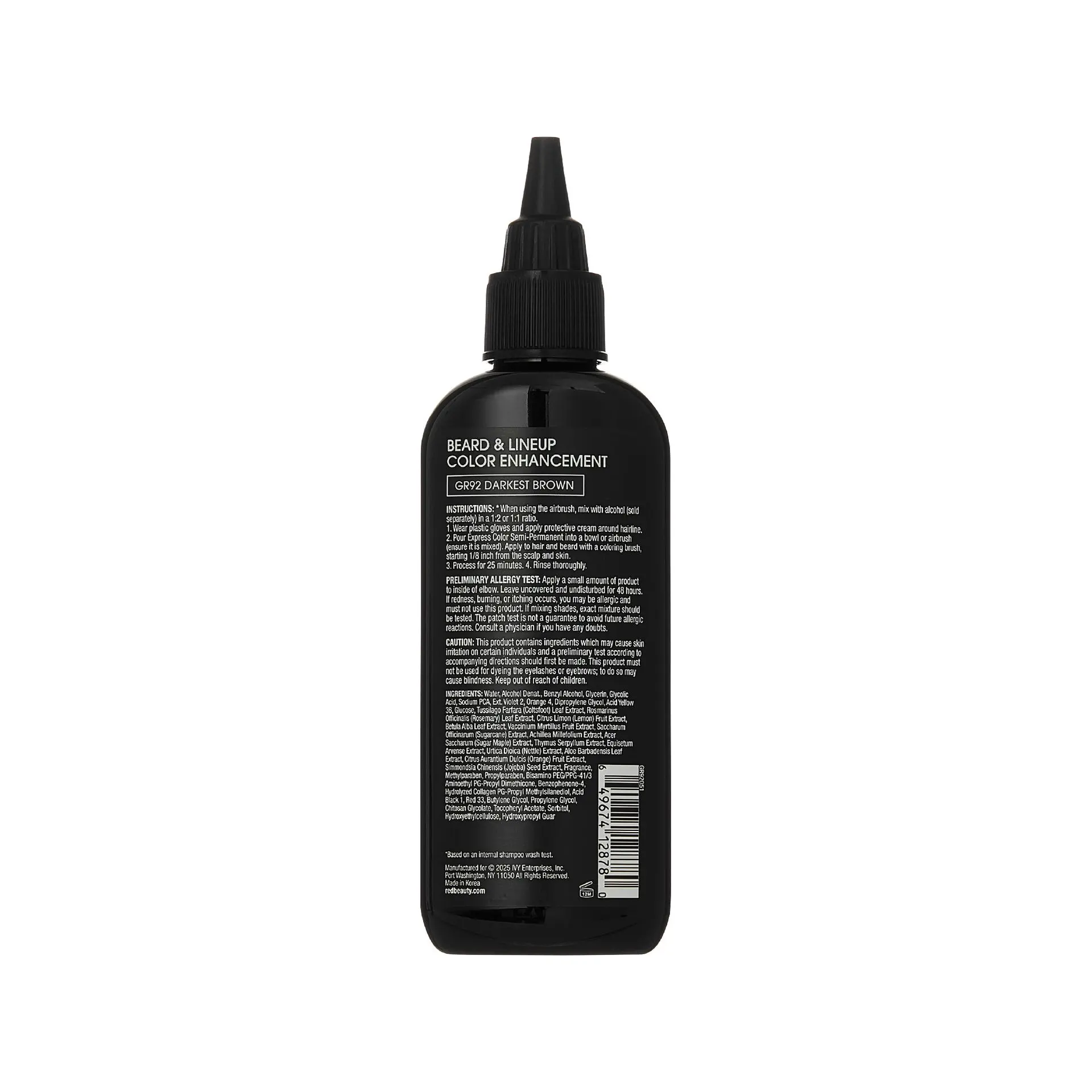 Red PRO Groomane Semi-Permanent Beard Dye Color Enhancement for Men’s Beards, Hairlines & Fades - Image 19