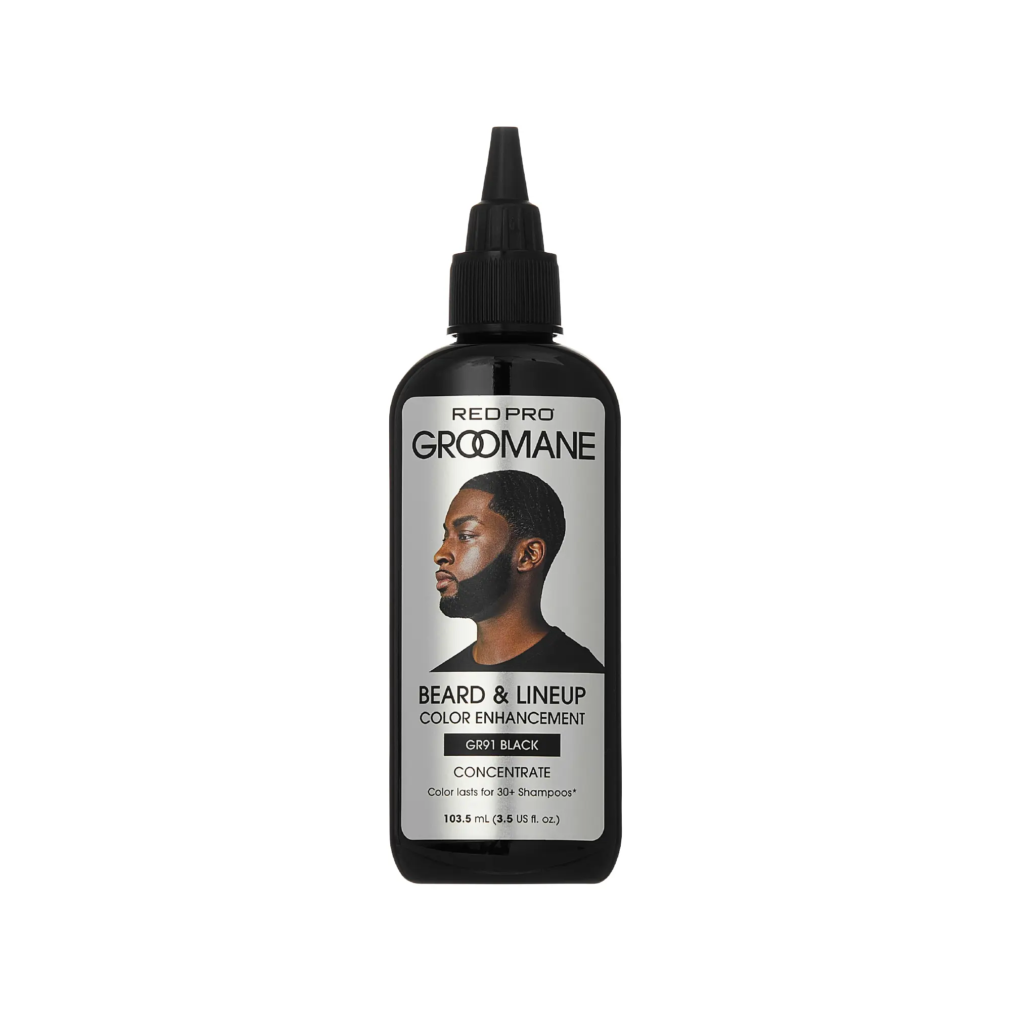 Red PRO Groomane Semi-Permanent Beard Dye Color Enhancement for Men’s Beards, Hairlines & Fades - Image 2