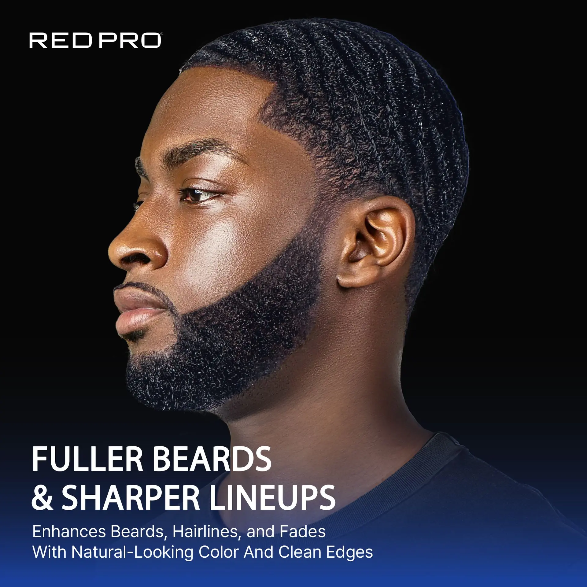 Red PRO Groomane Semi-Permanent Beard Dye Color Enhancement for Men’s Beards, Hairlines & Fades - Image 4