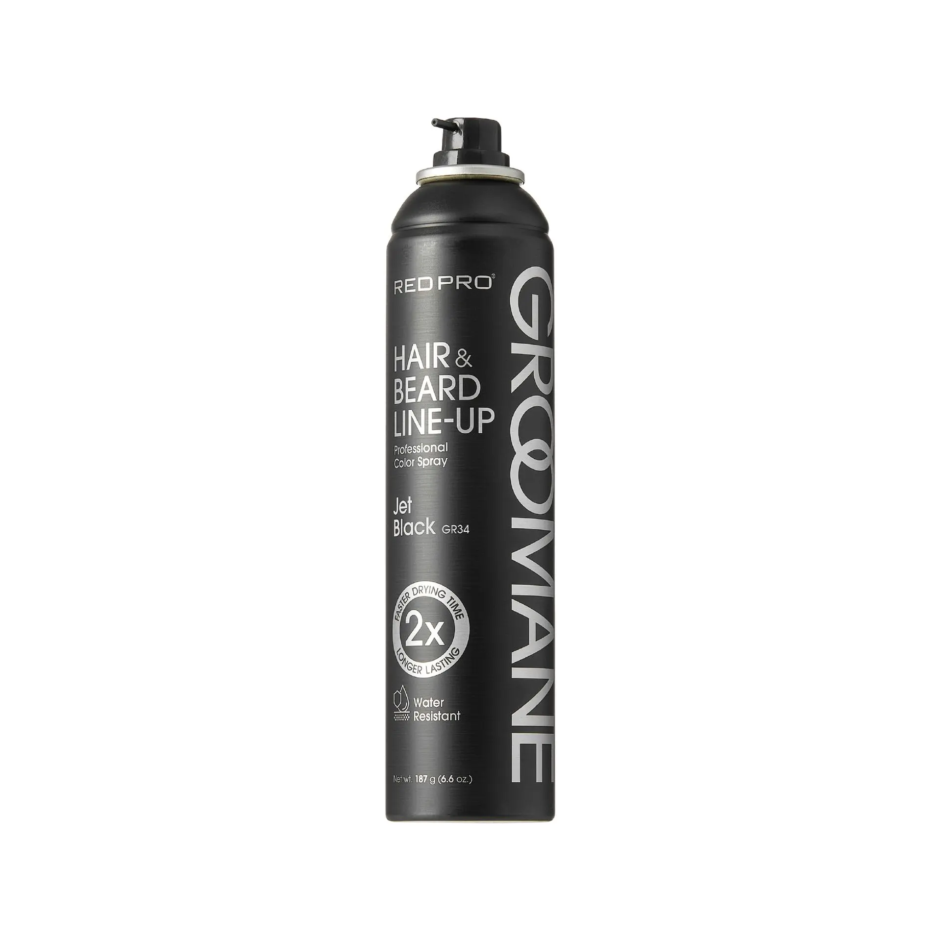 Red PRO Groomane Waterproof & Fade-Resistant Professional Temporary Color Spray For Hair, Beards & Lineup (6.6 oz.) - Image 10