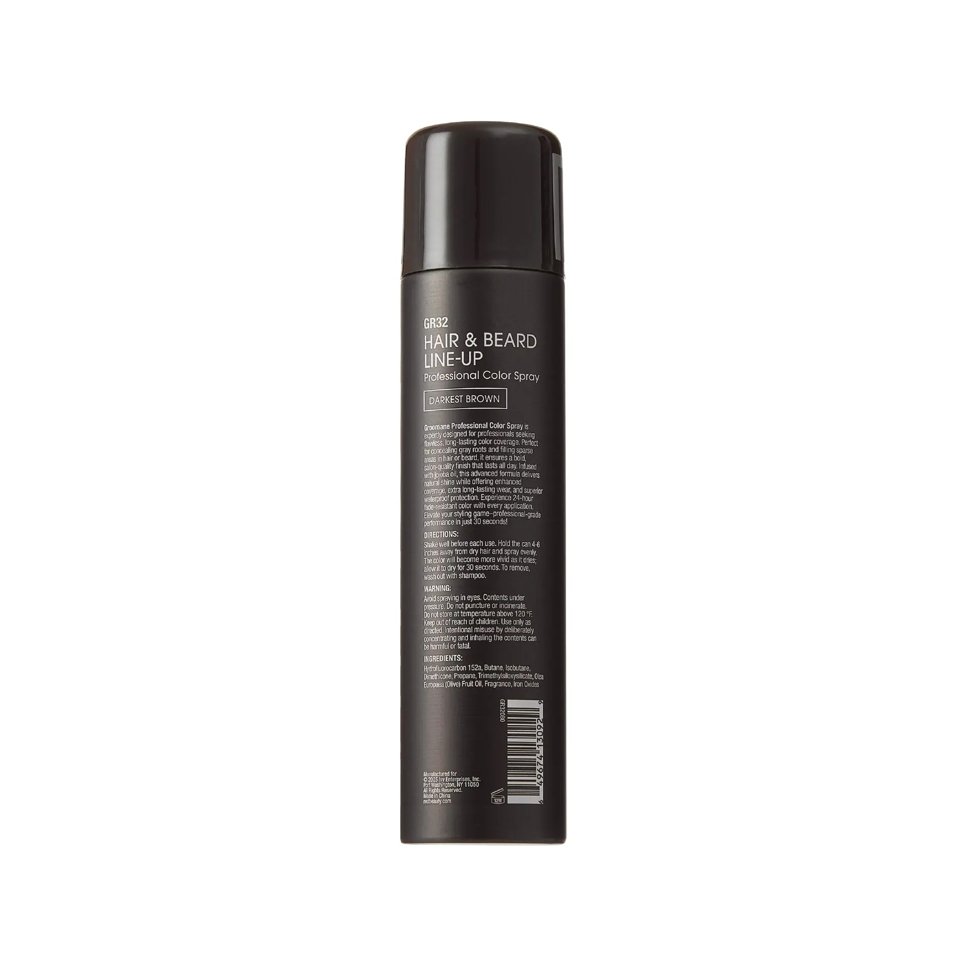 Red PRO Groomane Waterproof & Fade-Resistant Professional Temporary Color Spray For Hair, Beards & Lineup (6.6 oz.) - Image 11