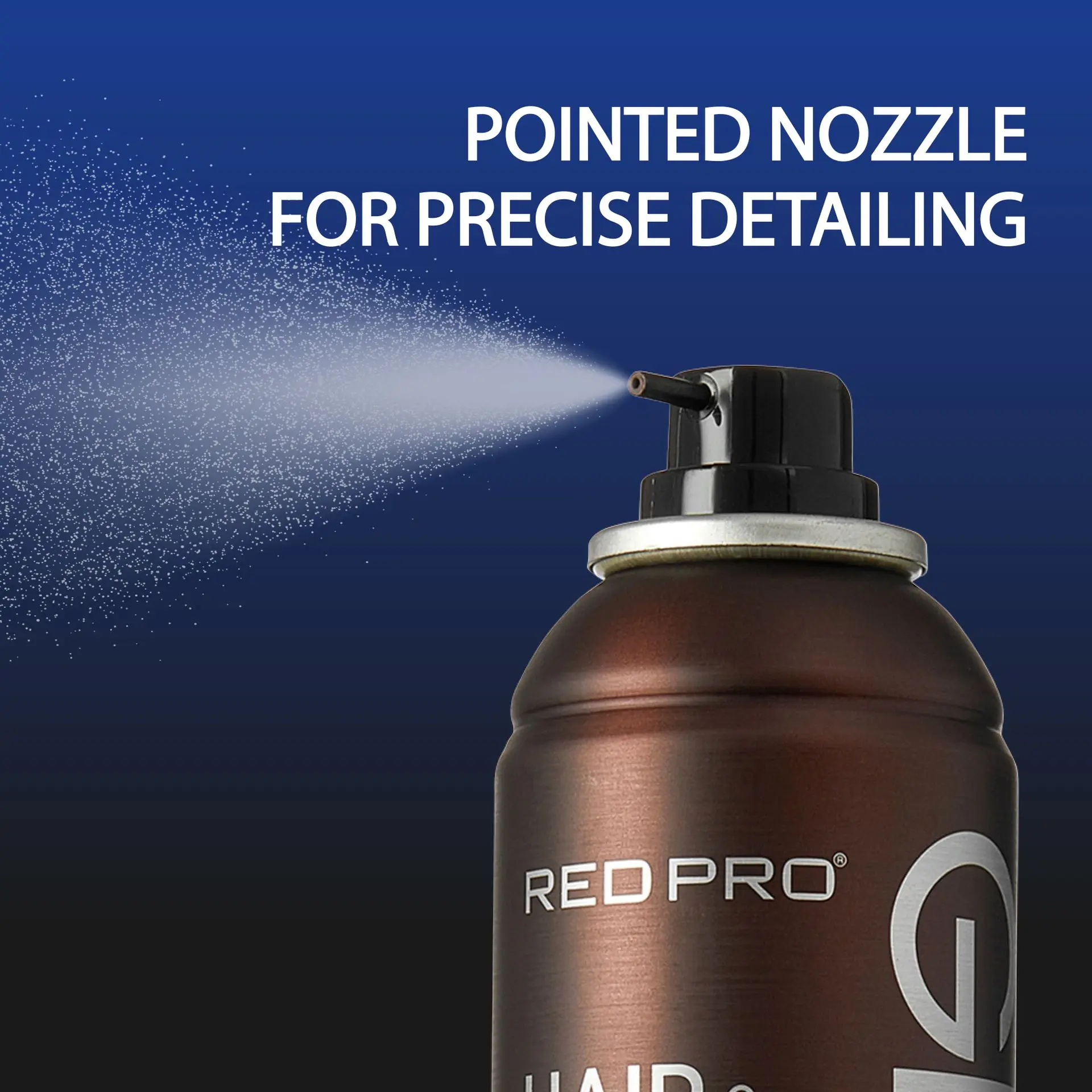 Red PRO Groomane Waterproof & Fade-Resistant Professional Temporary Color Spray For Hair, Beards & Lineup (6.6 oz.) - Image 15