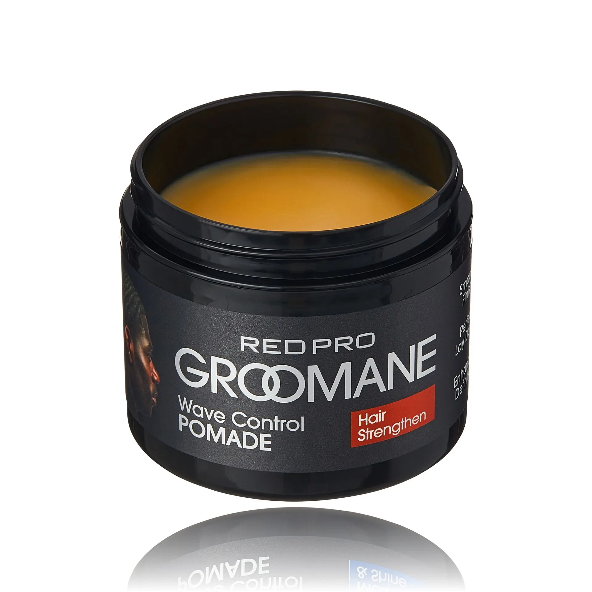 Red PRO Groomane Wave Control Pomade - Ultimate Hold, Moisture & Shine - Image 10