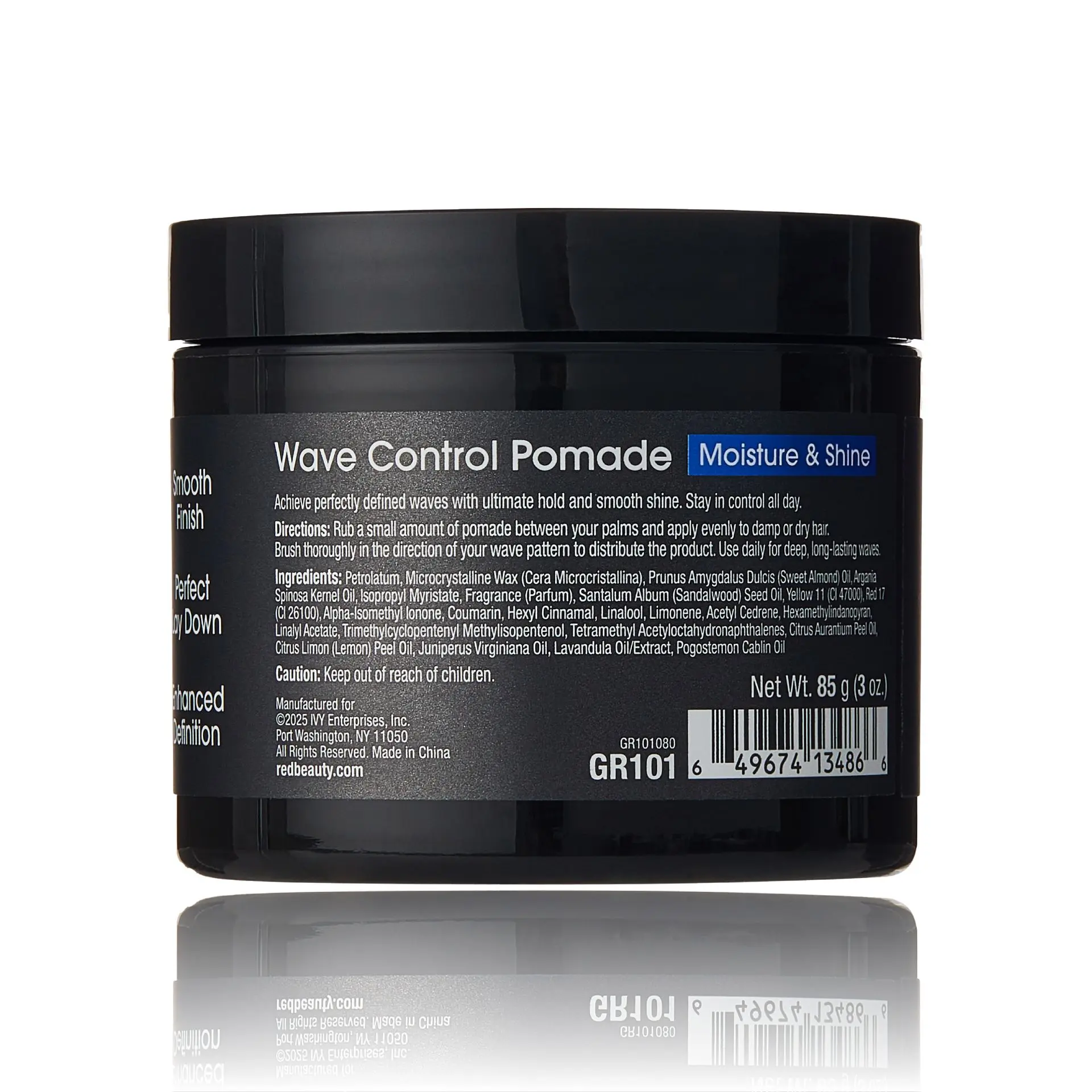 Red PRO Groomane Wave Control Pomade - Ultimate Hold, Moisture & Shine - Image 13